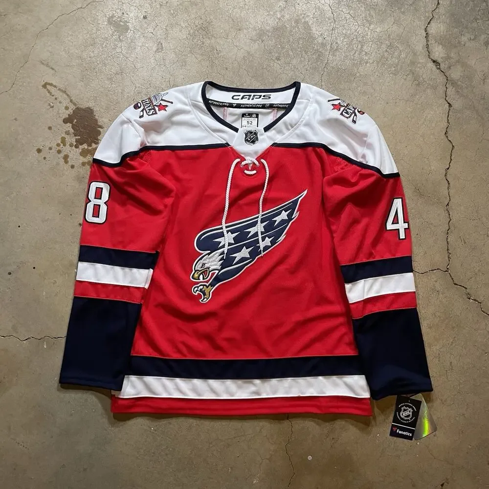 Logan Thompson - Washington Capitals 2025 Screaming Eagle Jersey - Men’s Large - Picture 4 of 6
